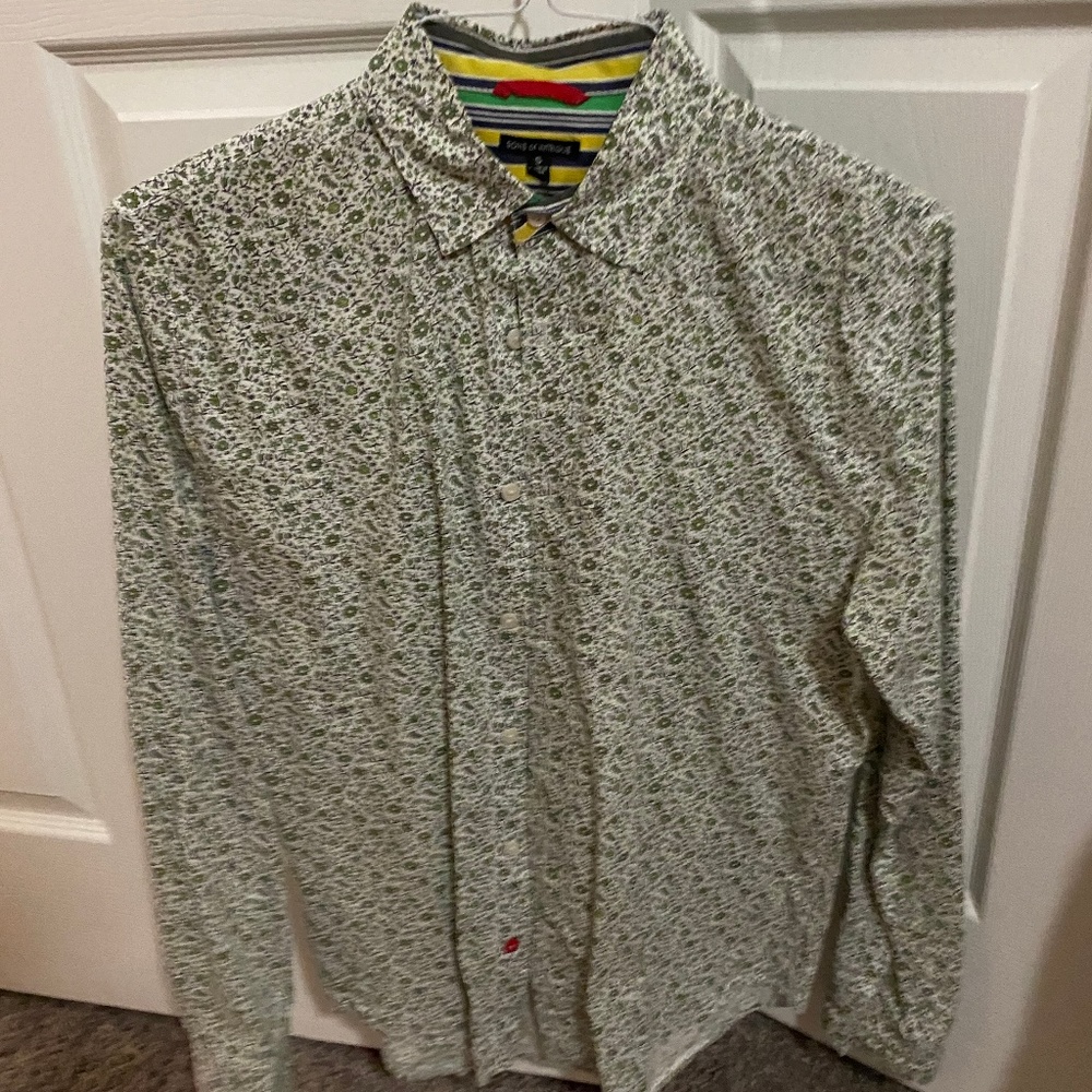 Sons of Anarchy Floral Dress Shirt